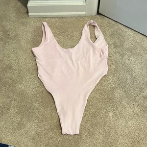 437 / four three seven Harlow one piece swimsuit. Baby pink! Size small